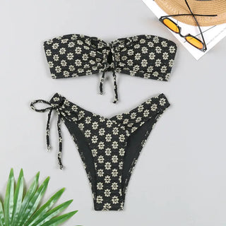 Flower Micro Sexy Bikini Swimsuit