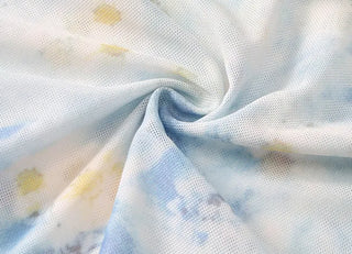 piece swimsuit sky blue wire 4pcs string belly cover body cover sky blue sky flower hook wire bikini swimsuit