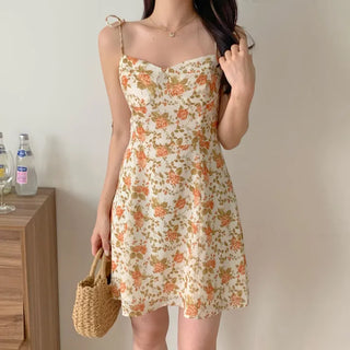 strapless sleeveless mini slim banding one-piece dress