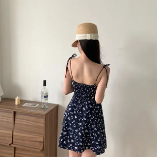 Banding Sleeveless Strapless Resort Look Vacation Look Date Look Summer Floral Mini One Piece