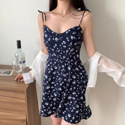Banding Sleeveless Strapless Resort Look Vacation Look Date Look Summer Floral Mini One Piece