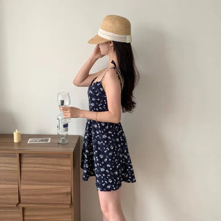 Banding Sleeveless Strapless Resort Look Vacation Look Date Look Summer Floral Mini One Piece