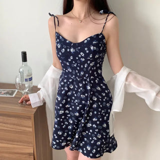 Banding Sleeveless Strapless Resort Look Vacation Look Date Look Summer Floral Mini One Piece