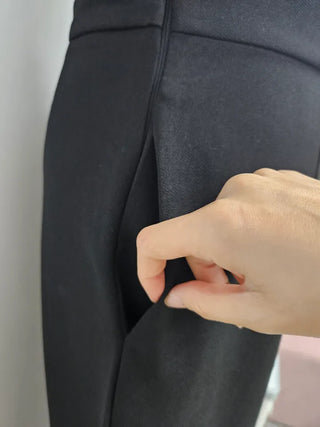 backless sleeveless nasi strap black long wide jumpsuit