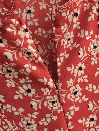 string nasi backless x-string red bohemian ethnic long one-piece