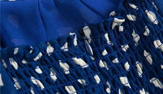 ribbon sleeveless nasi smoke dot polka dot mini short girl slim one-piece