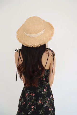 sleeveless string-neck floral chiffon long one-piece dress