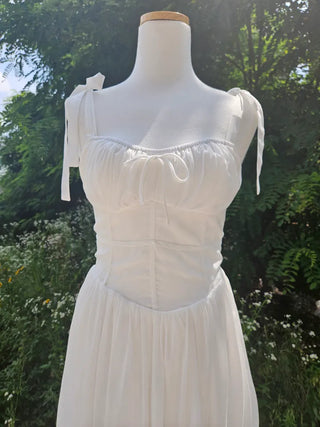 sea ultra mini ribbon slim sleeveless white white one-piece