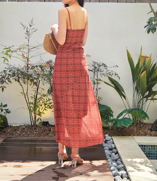 long one-piece slim fit summer vacation look resort sexy nasi sleeveless strap one-piece
