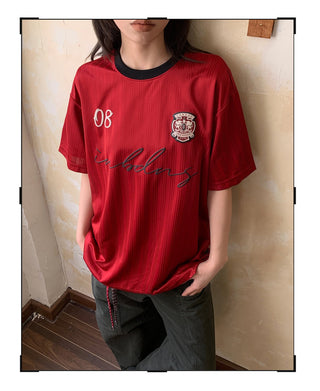 Red Satin Jersey