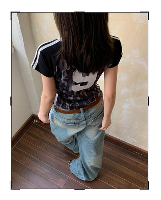 Retro V-Neck T-Shirt