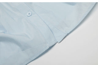 letter slim shirt