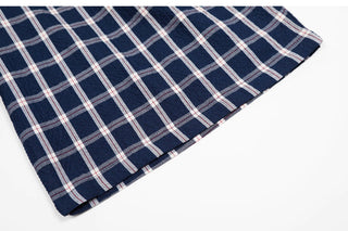 plaid cropped pants