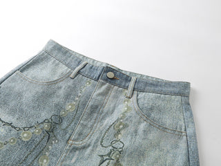 waist chain jeans