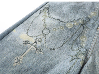 waist chain jeans