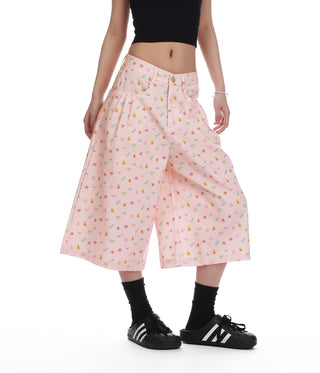 cartoon capri pants