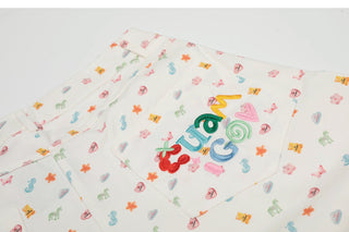 cartoon capri pants