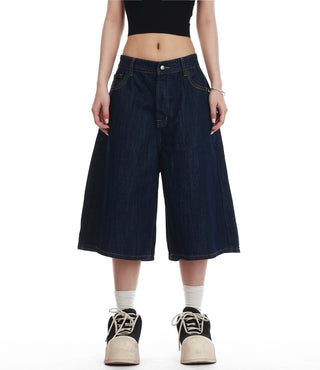 blue pirate Jorts