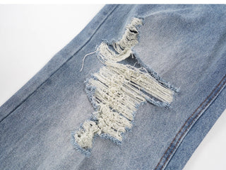 distressed wide jeans