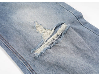 distressed wide jeans