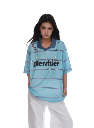 letter polo tee