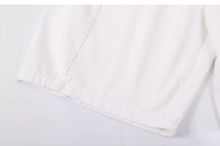 white wide Jorts