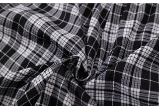 plaid beach shorts