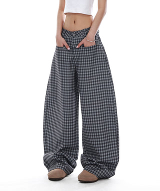 lazy plaid pants
