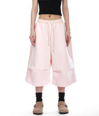 elastic waist shorts