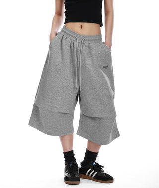 elastic waist shorts
