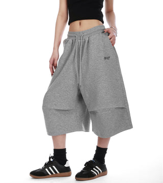 elastic waist shorts