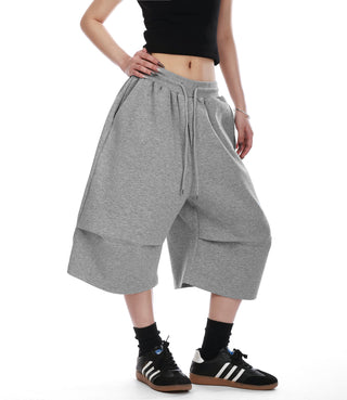 elastic waist shorts