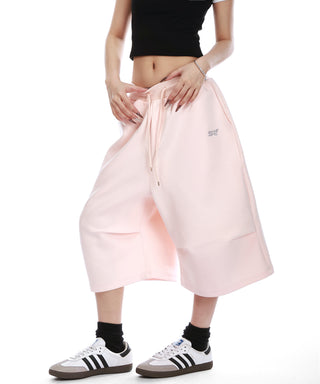 elastic waist shorts
