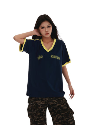 color-block sports tee