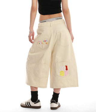 colorful letter Jorts