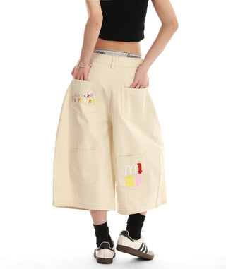 colorful letter Jorts