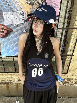 halter sports vest