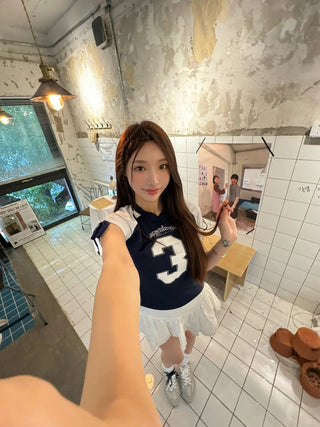 color raglan tee