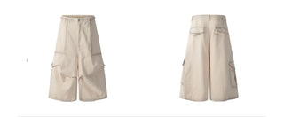 distressed work shorts