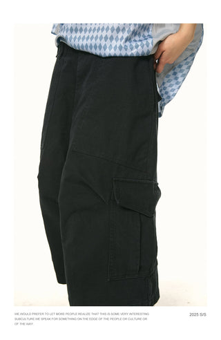 distressed work shorts