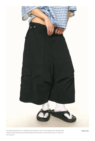 distressed work shorts