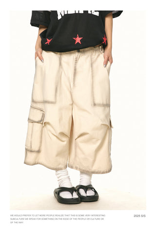 distressed work shorts