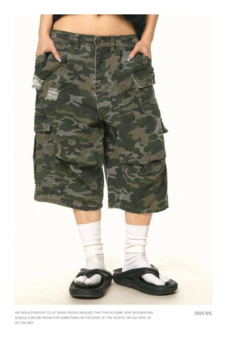camouflage work shorts