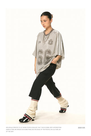 alphabet mesh Shirt