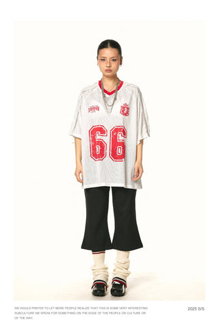 alphabet mesh Shirt
