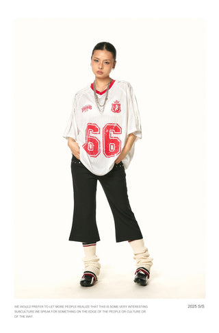 alphabet mesh Shirt