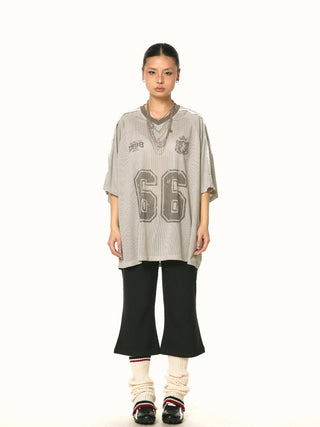 alphabet mesh Shirt
