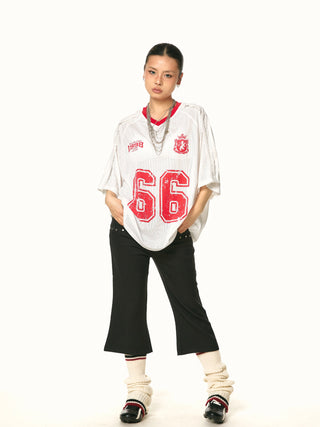 alphabet mesh Shirt