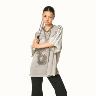 alphabet mesh Shirt