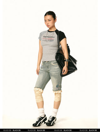 contrast shoulder Shirt